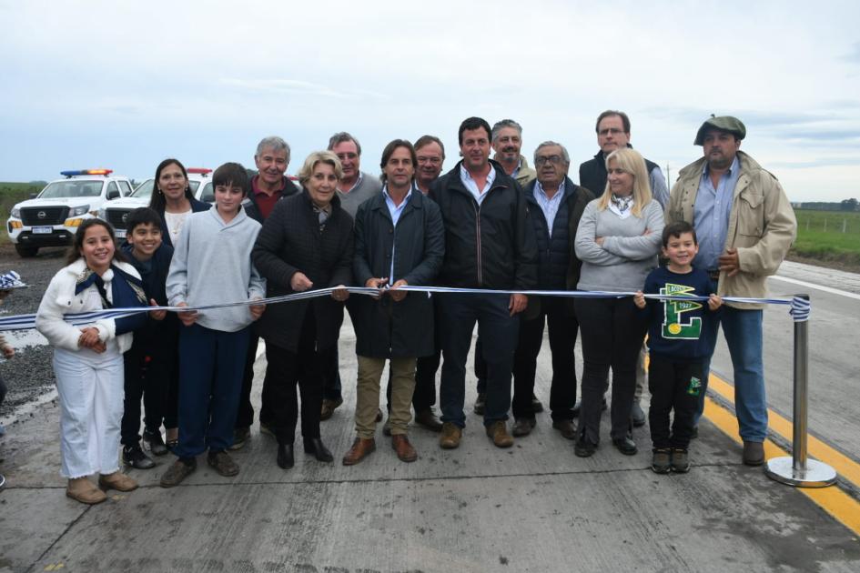 Inauguración de obras de rehabilitación en ruta 25 Inauguración de obras de rehabilitación en ruta 25