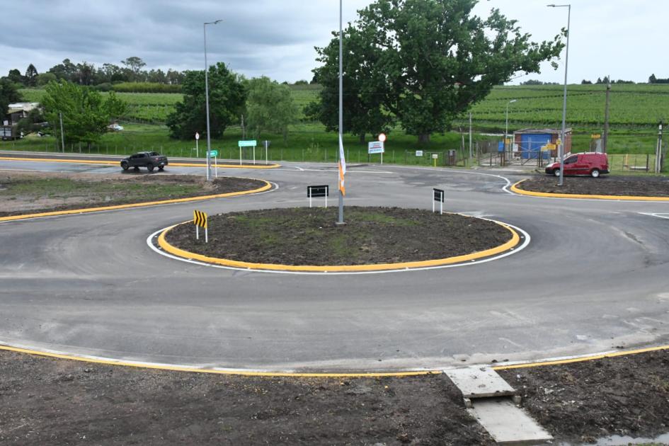 Inauguración del intercambiador y las obras de rehabilitación en la ruta 5