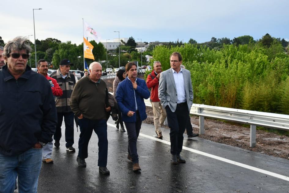 Inauguración del intercambiador y las obras de rehabilitación en la ruta 5