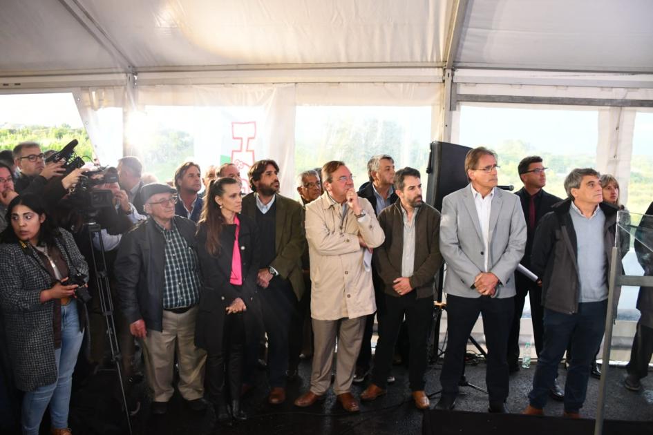 Inauguración del intercambiador y las obras de rehabilitación en la ruta 5