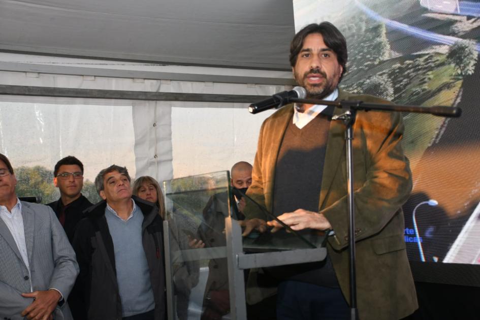Inauguración del intercambiador y las obras de rehabilitación en la ruta 5