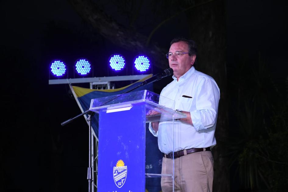 Inauguración de nuevas luminarias y homenaje a Eustaquio Sosa en La Charqueada Inauguración de nuevas luminarias y homenaje a Eustaquio Sosa en La Charqueada