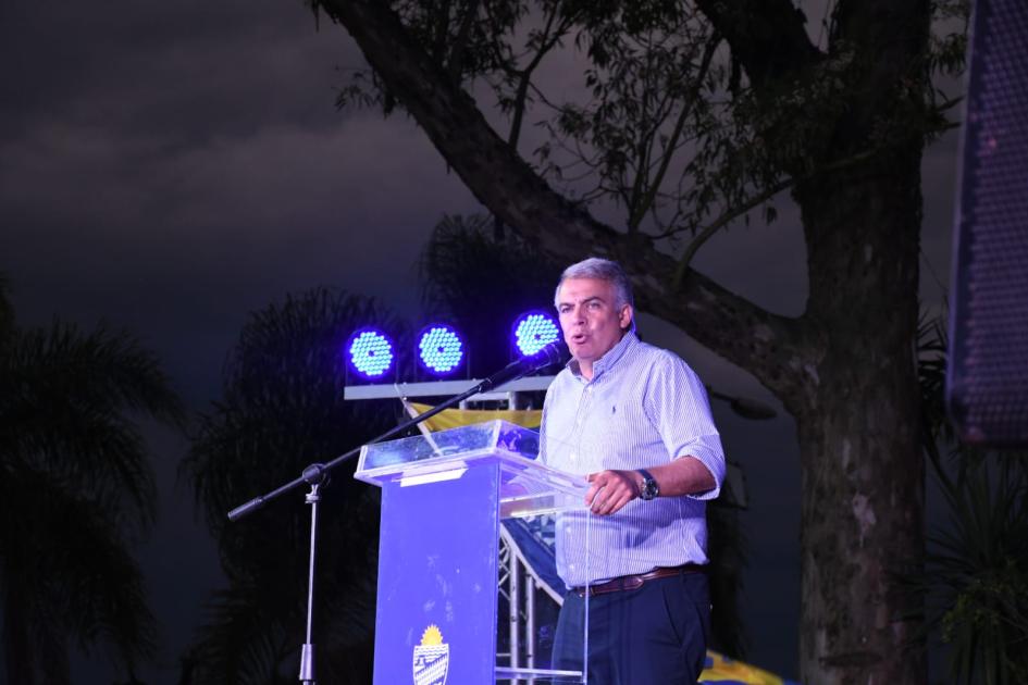 Inauguración de nuevas luminarias y homenaje a Eustaquio Sosa en La Charqueada Inauguración de nuevas luminarias y homenaje a Eustaquio Sosa en La Charqueada