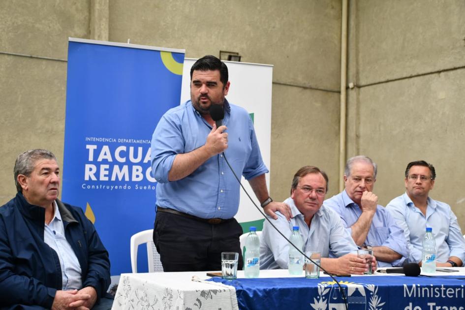 Convenio histórico ente el MTOP y las Intendencias de Tacuarembó y Paysandú para financiar mejoras v Convenio histórico ente el MTOP y las Intendencias de Tacuarembó y Paysandú para financiar mejoras v