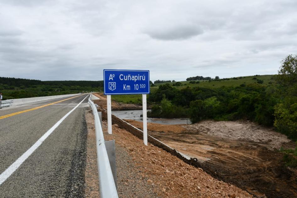 Inauguración puente Cuñapirú Inauguración puente Cuñapirú