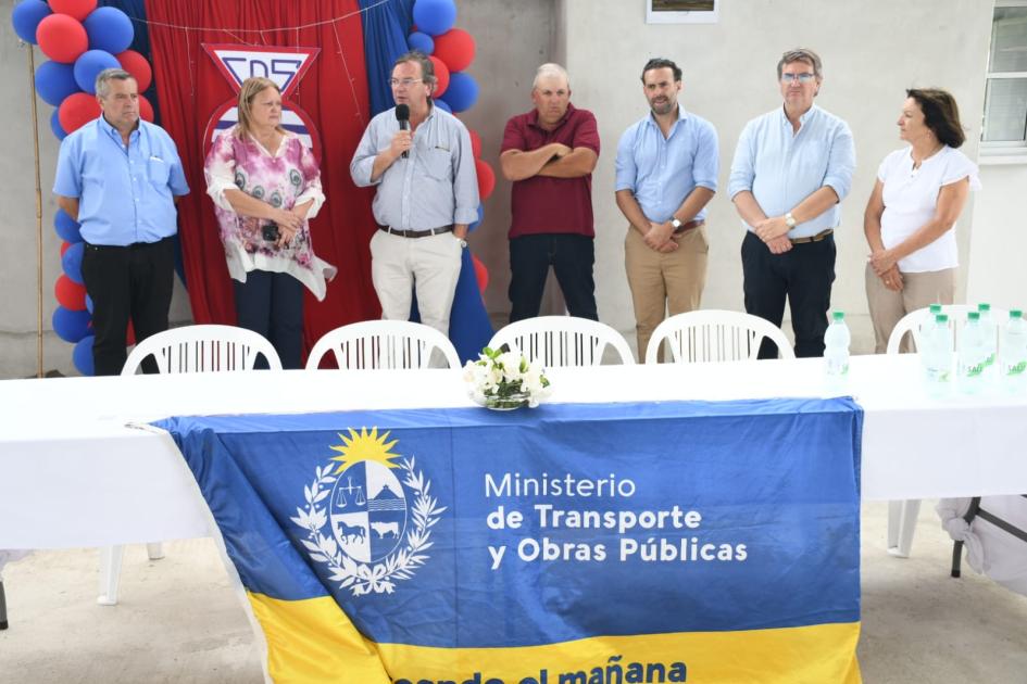 Inauguración de obras por convenios sociales en San José Inauguración de obras por convenios sociales en San José