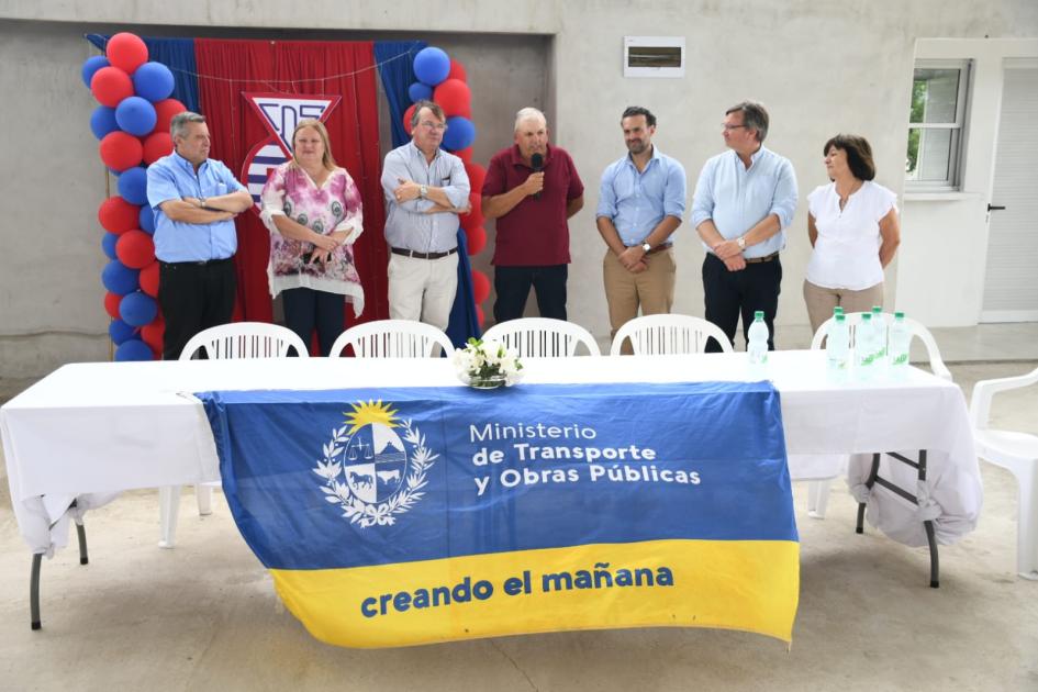 Inauguración de obras por convenios sociales en San José Inauguración de obras por convenios sociales en San José
