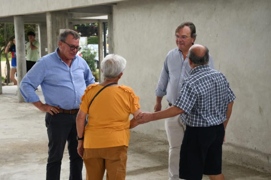 Inauguración de obras por convenios sociales en San José Inauguración de obras por convenios sociales en San José