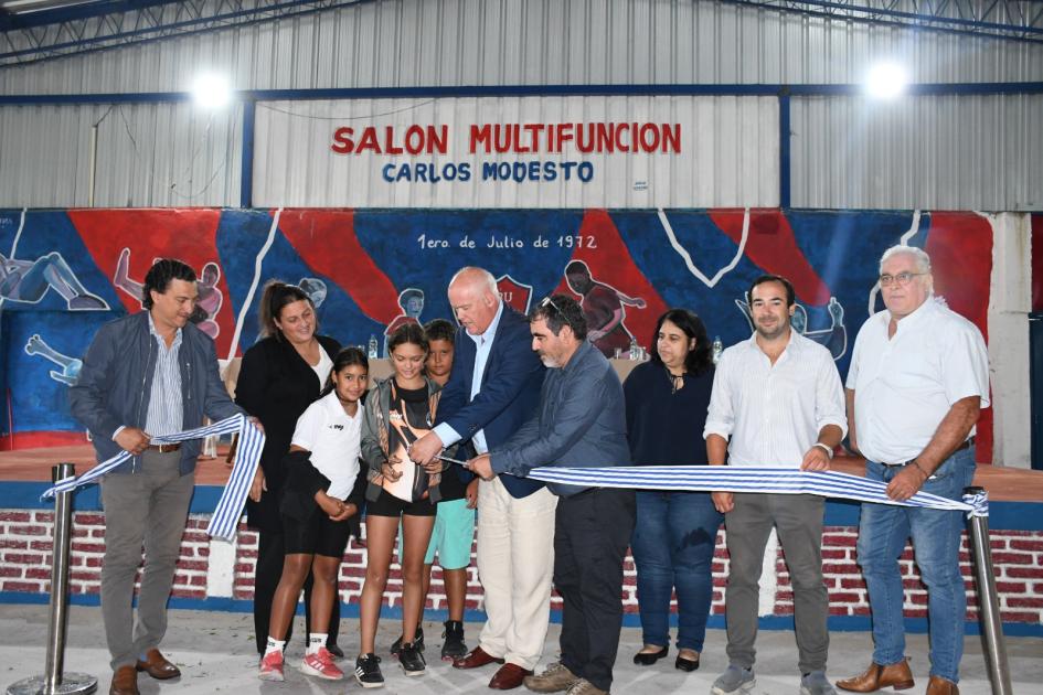 Club Ombú Juniors inaugura obras por Convenios Sociales