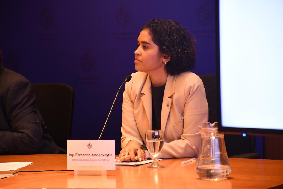 Ministra Etcheverry en presentación de informe de siniestralidad 2024 Ministra Etcheverry en presentación de informe de siniestralidad 2024|