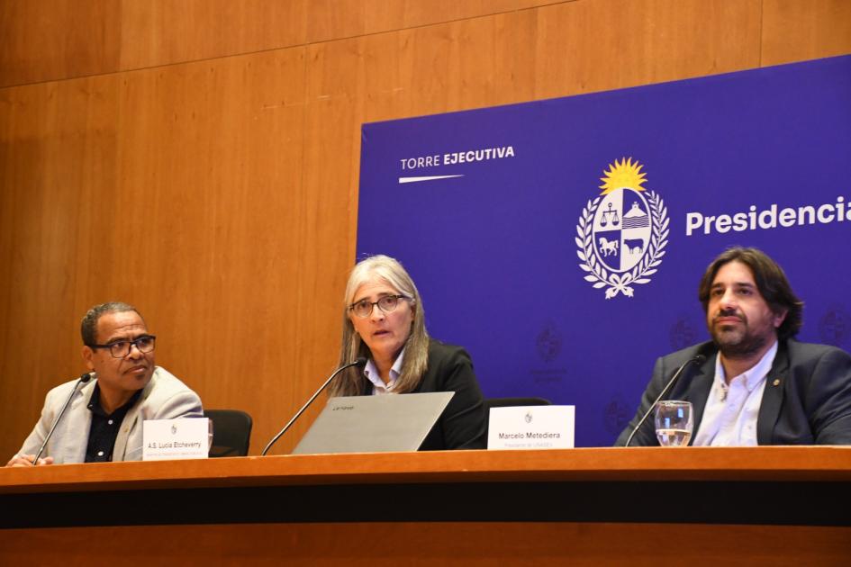 Ministra Etcheverry en presentación de informe de siniestralidad 2024 Ministra Etcheverry en presentación de informe de siniestralidad 2024