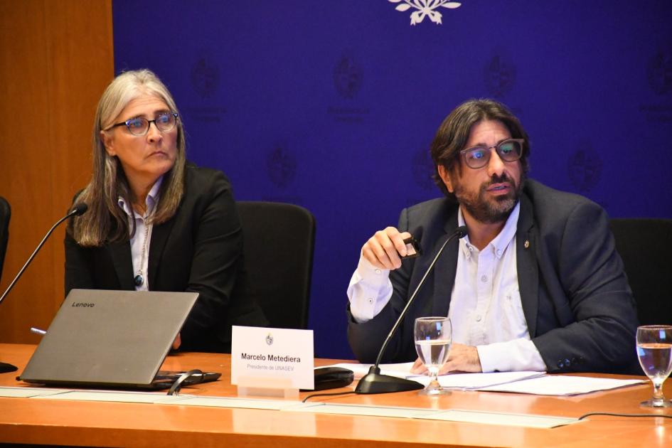 Ministra Etcheverry en presentación de informe de siniestralidad 2024 Ministra Etcheverry en presentación de informe de siniestralidad 2024
