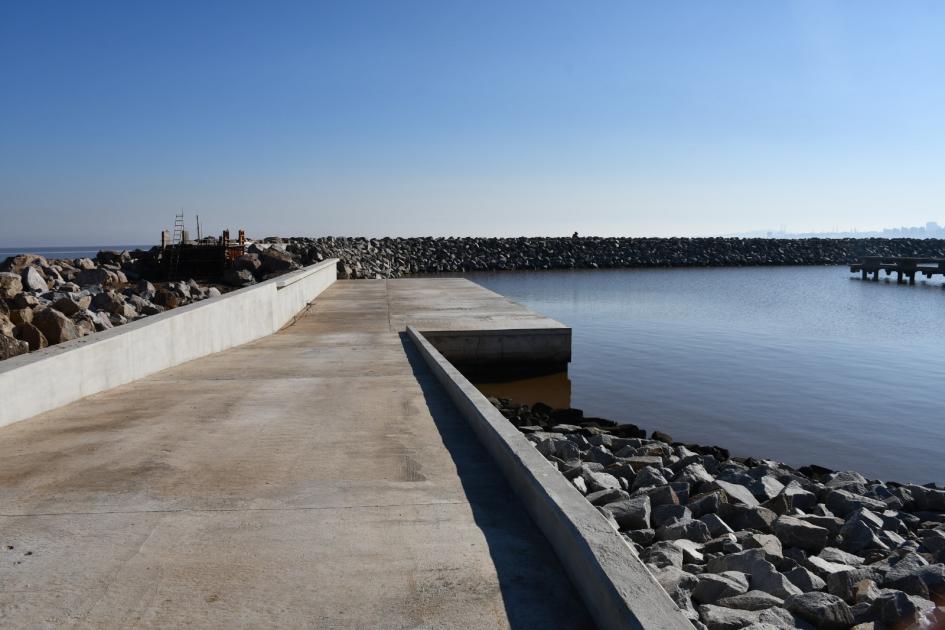 Recorrida de autoridades del MTOP por obras del Puerto de Punta Carretas Recorrida de autoridades del MTOP por obras del Puerto de Punta Carretas