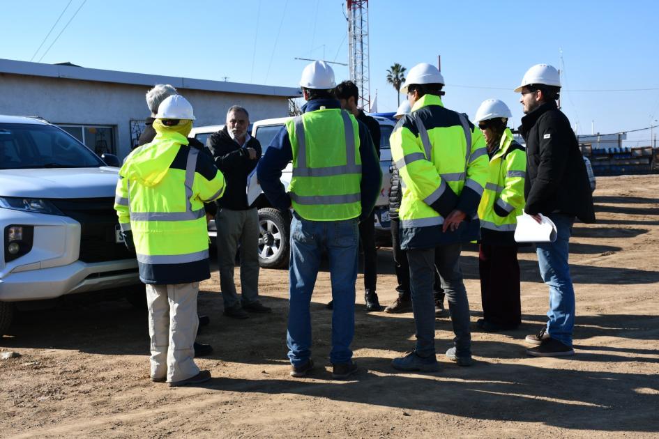 Recorrida de autoridades del MTOP por obras del Puerto de Punta Carretas Recorrida de autoridades del MTOP por obras del Puerto de Punta Carretas