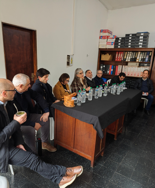 Reunión de autoridades del MTOP con funcionarios en Tacuarembó