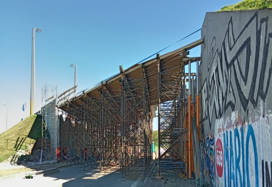 Reconstrucción del puente Bulevar Artigas, en Montevideo