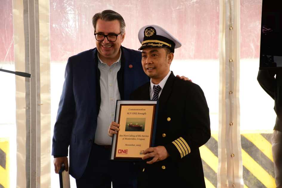 Arribó el buque ONE Strength marcando un hito en el Puerto de Montevideo Arribó el buque ONE Strength marcando un hito en el Puerto de Montevideo