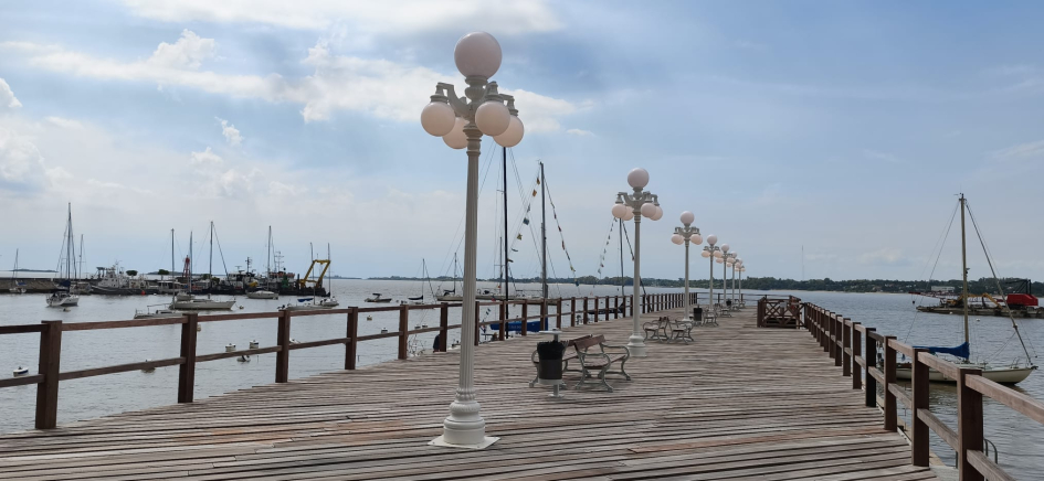 Colonia inauguró la reconstrucción del histórico muelle y nuevas marinas Colonia inauguró la reconstrucción del histórico muelle y nuevas marinas