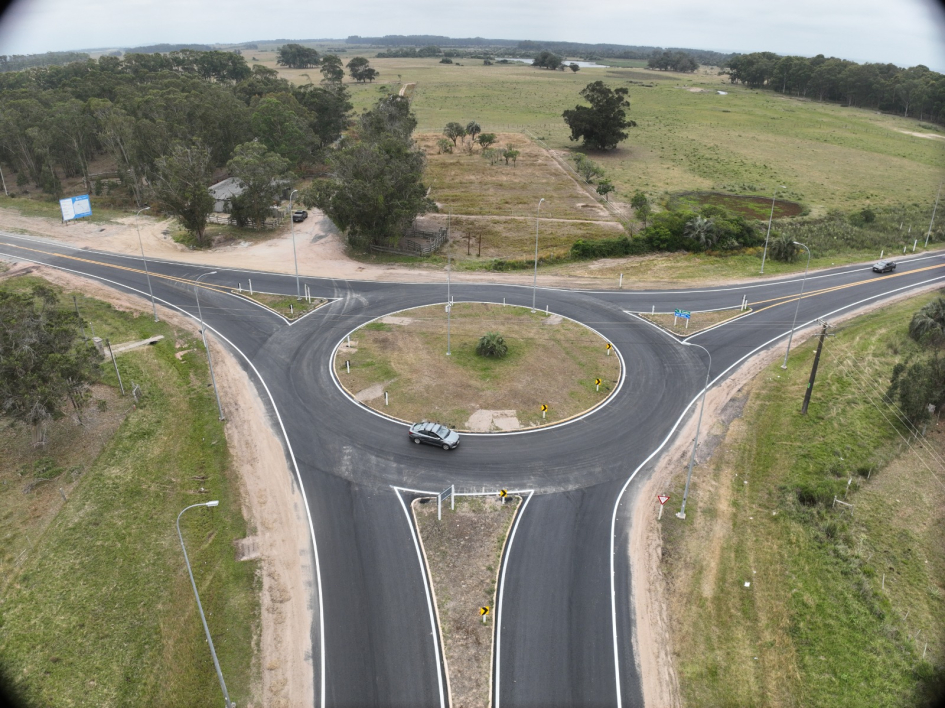 Ruta 16: Nueva infraestructura vial refuerza la seguridad y circulación en Rocha