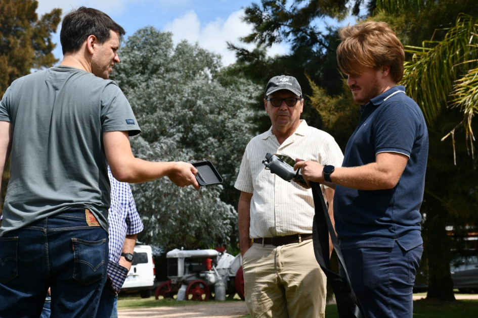 Director de Topografía y funcionarios en capacitación del LiDAR DAY