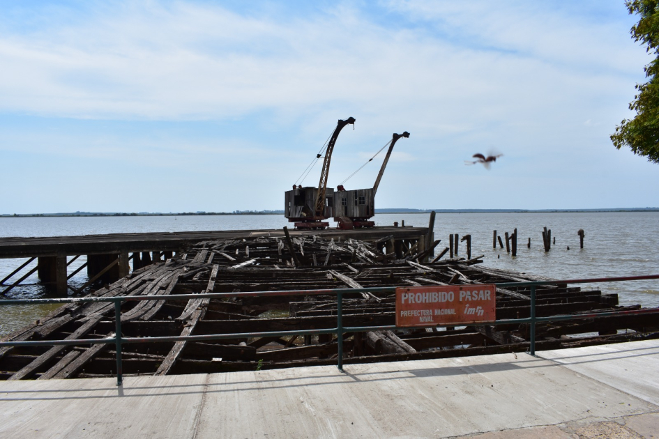 Reinicio de obras en el muelle del histórico Frigorífico Anglo