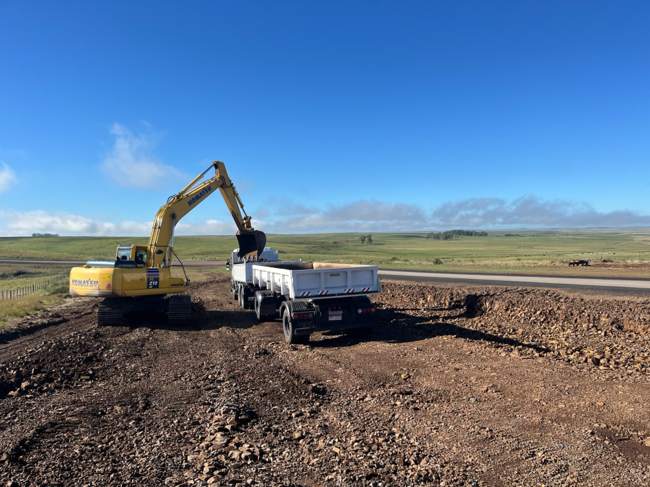 Avanzan las obras viales en la Ruta 31 Tacuarembó - Salto