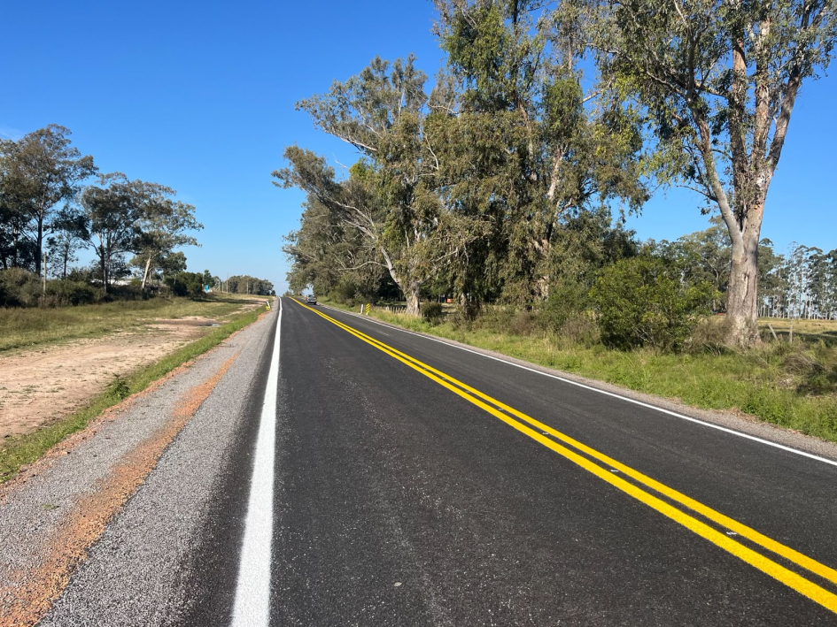 Avanzan las obras viales en la Ruta 31 Tacuarembó - Salto