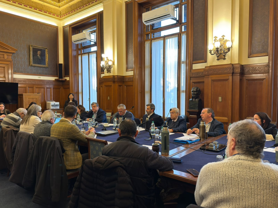 Lucía Etceverry en Comisión de Transporte y Obras Públicas de la Cámara de Senadores