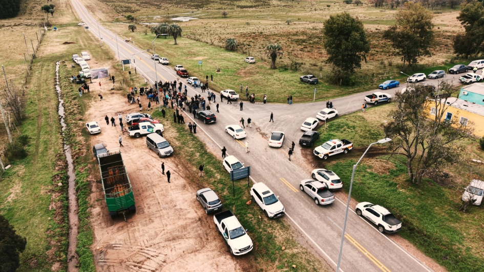 Se inauguró la primera etapa de obras en la Ruta 4