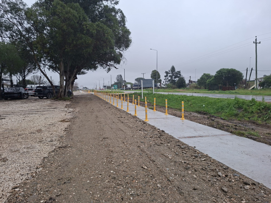 Ruta 34: nuevas sendas peatonales, dársenas y garitas 