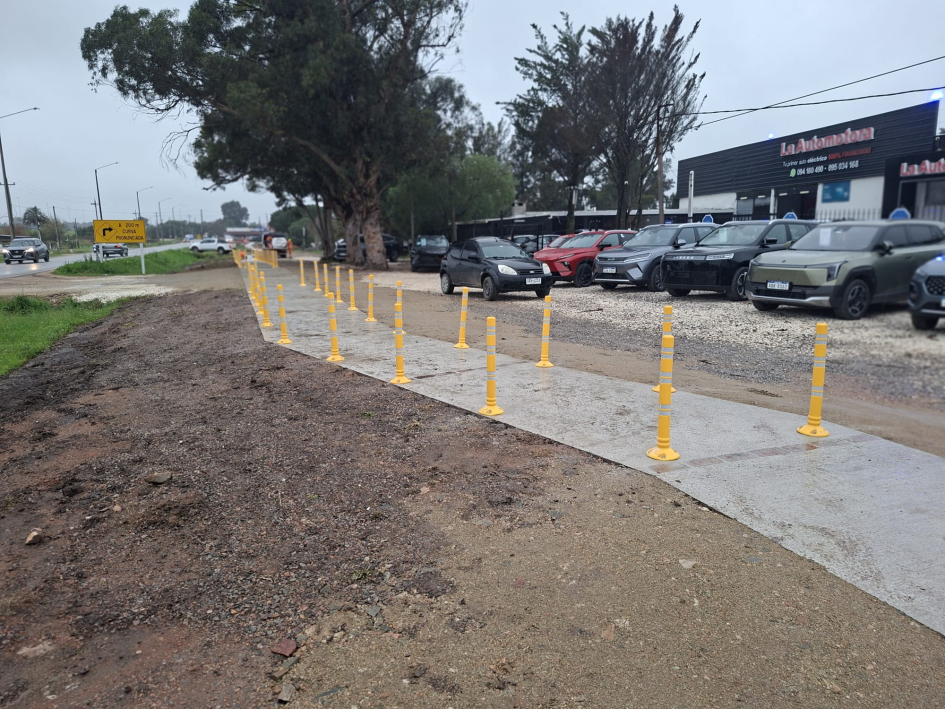 Ruta 34: nuevas sendas peatonales, dársenas y garitas 