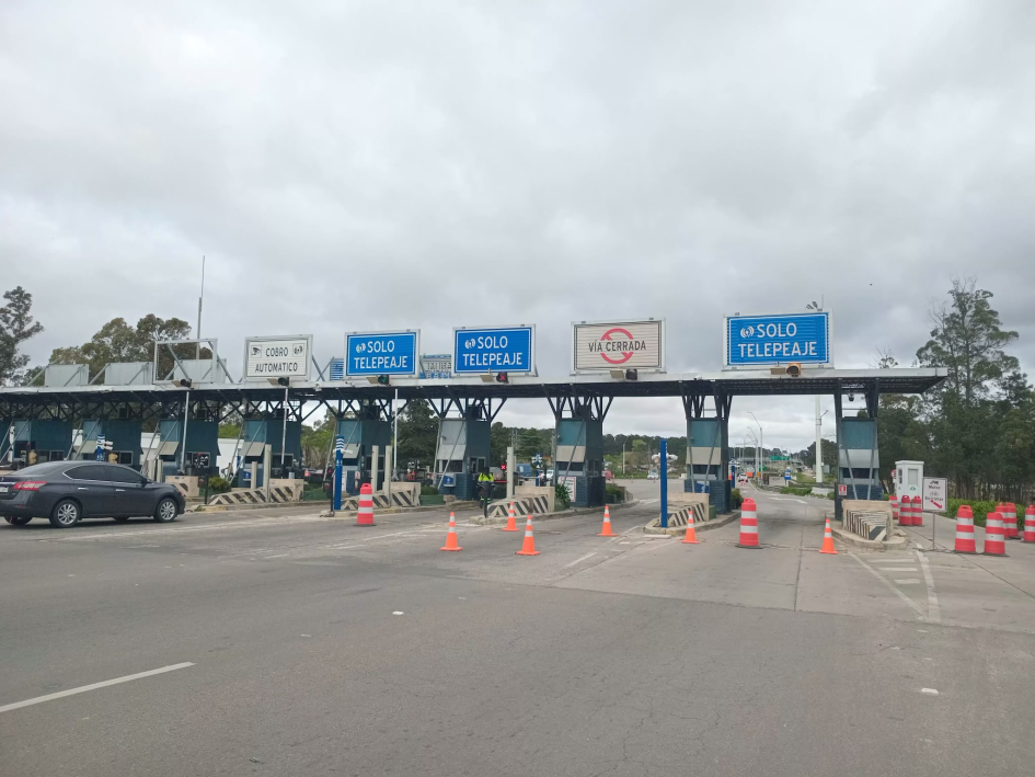 Peaje de Pando: comienzan nuevas etapas de las obras de remodelación Peaje de Pando: comienzan nuevas etapas de las obras de remodelación