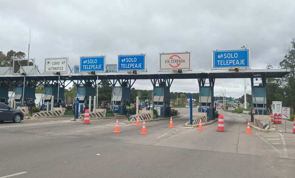 Peaje de Pando: comienzan nuevas etapas de las obras de remodelación Peaje de Pando: comienzan nuevas etapas de las obras de remodelación