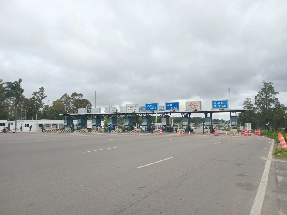 Peaje de Pando: comienzan nuevas etapas de las obras de remodelación Peaje de Pando: comienzan nuevas etapas de las obras de remodelación