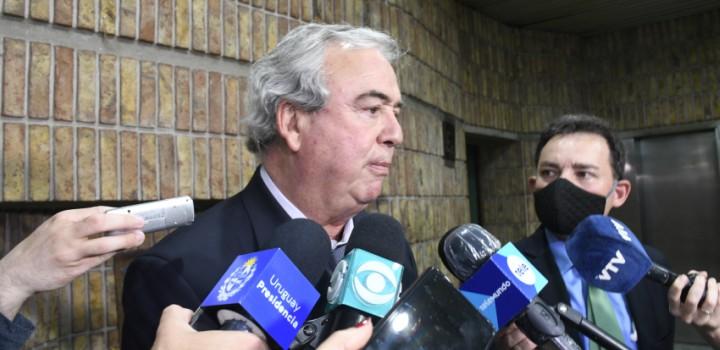 El ministro de Transporte en rueda de prensa El ministro de Transporte en rueda de prensa