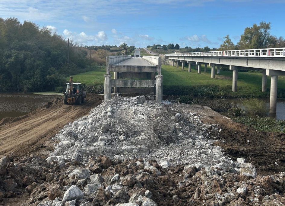 Comenzó la construcción de nuevo puente sobre Arroyo Cufré, en San José Comenzó la construcción de nuevo puente sobre Arroyo Cufré, en San José