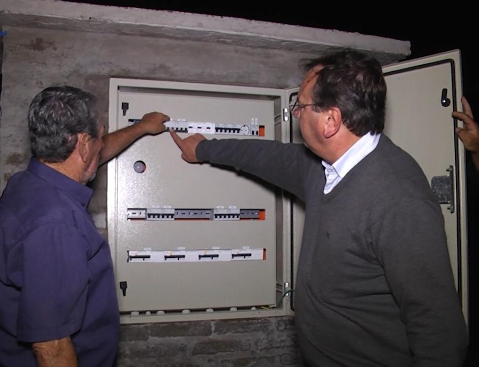 Inauguración de luminarias en Artigas Inauguración de luminarias en Artigas