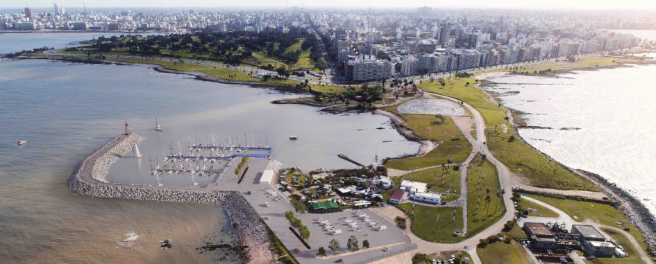 Vista aérea del barrio Punta Carretas