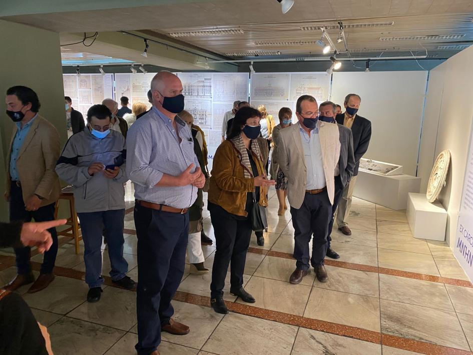 Visita de autoridades del Ministerio Ministro Falero, Subsecretario Olaizola y Directores Generales