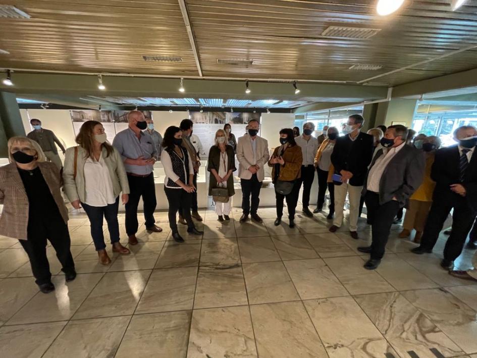 Visita de autoridades del Ministerio Ministro Falero, Subsecretario Olaizola y Directores Generales