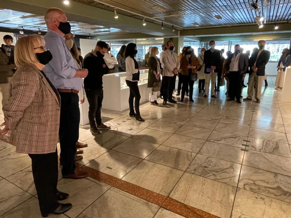 Visita de autoridades del Ministerio Ministro Falero, Subsecretario Olaizola y Directores Generales