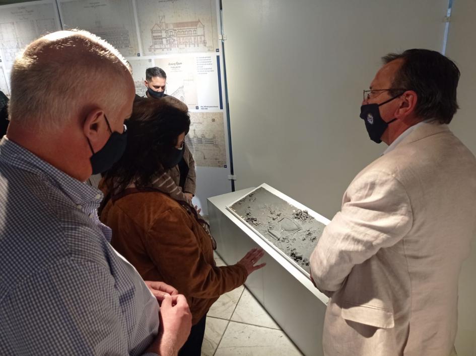 Visita de autoridades del Ministerio Ministro Falero y Subsecretario Olaizola