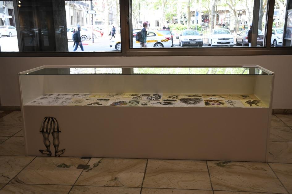 Muestra "Placeres Sordideces Penurias" Sala donde se realizó la muestra