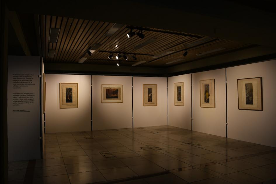 Muestra "Placeres Sordideces Penurias" Sala donde se realizó la muestra