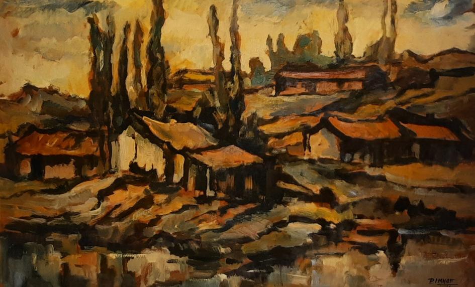 Paisajes Pintura de la artista María Imhoff
