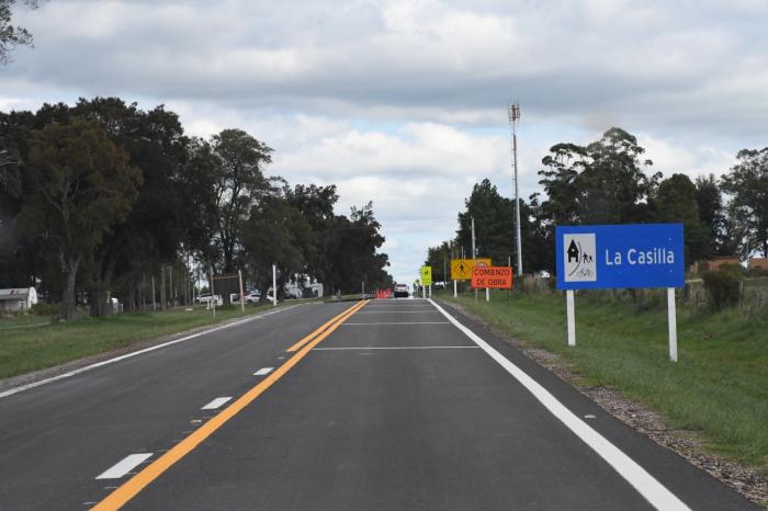 Inauguración de rehabilitación de ruta 23, La Casilla