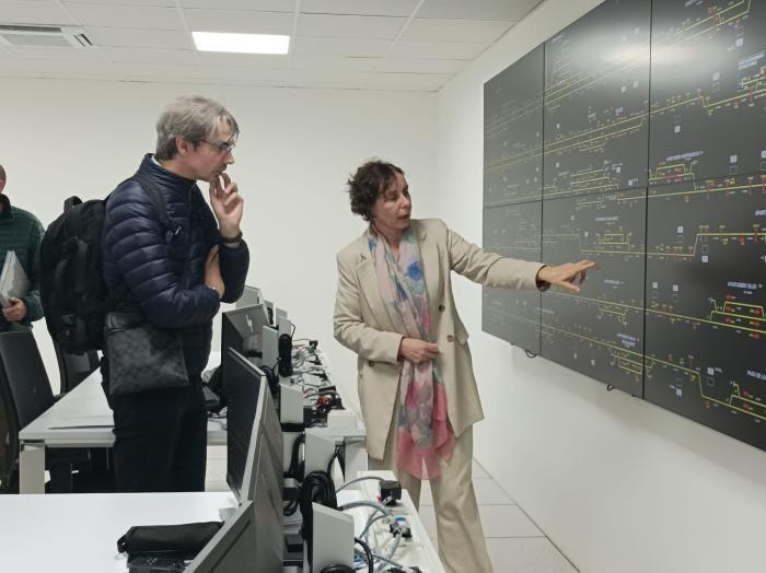 Visita al Centro de Control de Tráfico Ferroviario