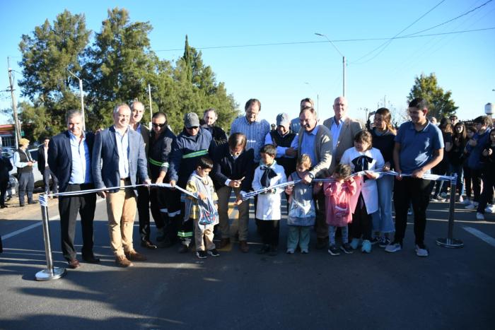 Inauguración tramo de ruta 6, en Capilla del Sauce
