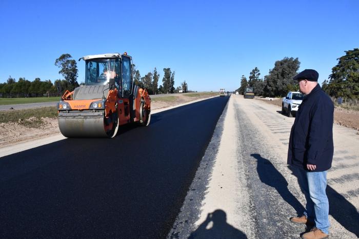 Recorrida por obras de doble vía en ruta 9 Recorrida por obras de doble vía en ruta 9