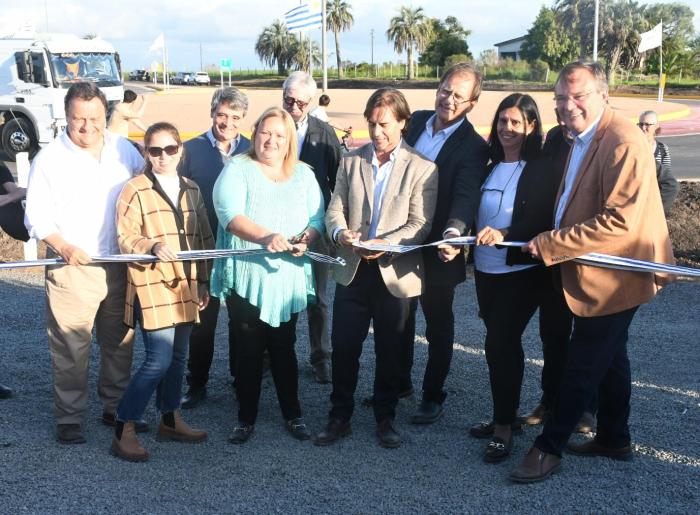 Inauguración de obras de rehabilitación en ruta 11